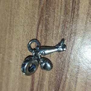 Authentic Pandora Silver equestrian riding horse charm